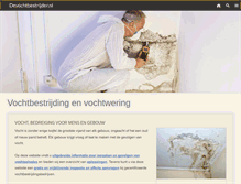 Tablet Screenshot of devochtbestrijder.nl
